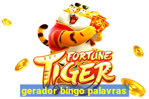 gerador bingo palavras